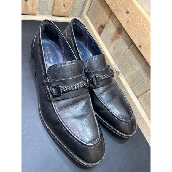 Cole Haan Mens Grand 360 Black Leather Loafers Size 12 M main image 8